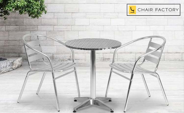 Aluminium Cafe Chairs:  Lightweight Functionality for Modern Hospitality Spaces